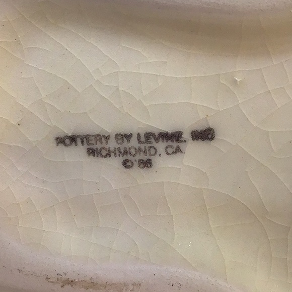 Bunny love!  Beautiful hand painted 9” potpourri bunny rabbit, EUC - Picture 6 of 7